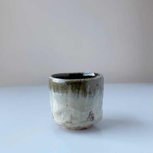 Chōsen Karatsu Wood-Fired Guinomi by Mike Martino